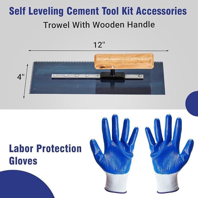 Self Leveling Concrete Tools, Spiked Roller - Image 4