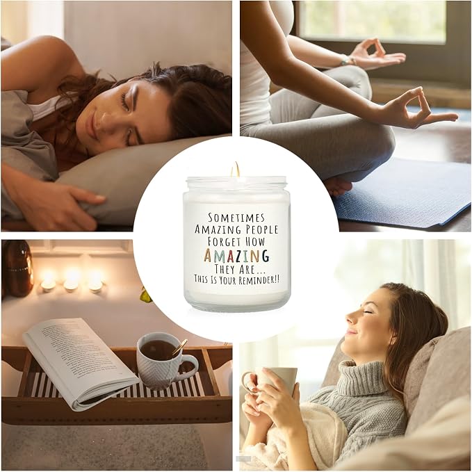 Craftique Gifts for Women, Birthday Gifts for Women- You're Amazing Candle | - Image 6