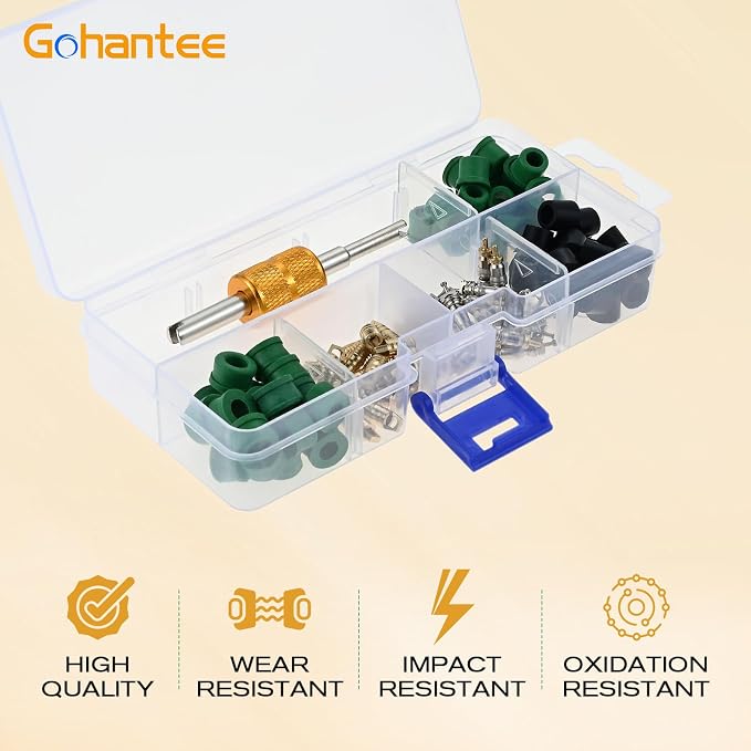 101Pcs HVAC Hose Gasket Air Conditioning O Ring Repair Tool Kit | A/C System - Image 7
