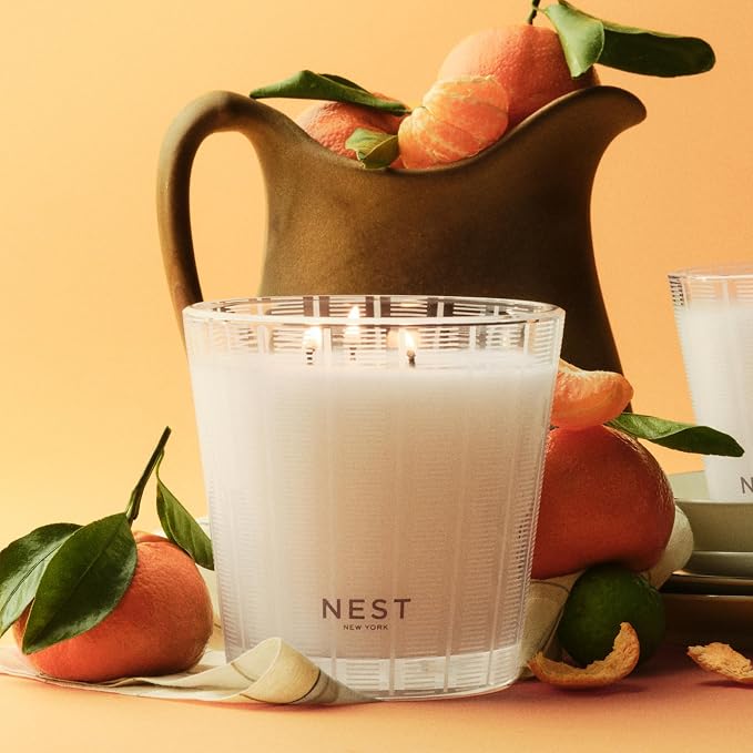 NEST New York Scented 3-Wick Candle, Sicilian Tangerine - Image 3