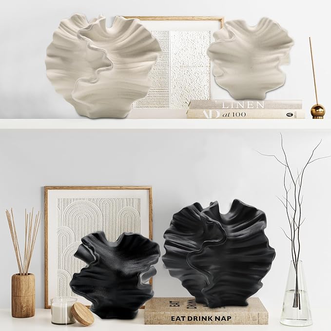 Ceramic Vase - Set of 2 for Home Decor, Living Room、 - Image 3