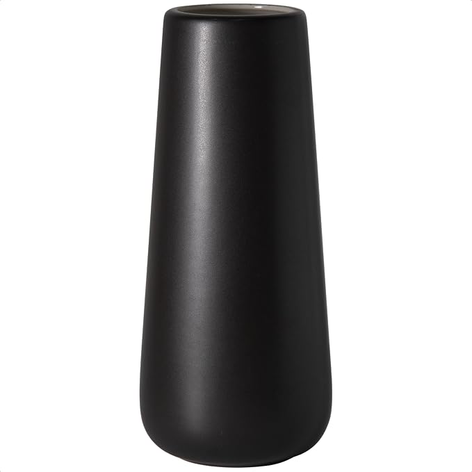 D'vine Dev 11 Inch Ceramic Flower Vase Matte Finishing, Minimalist Design by DvineDevPlanterPotsandStand