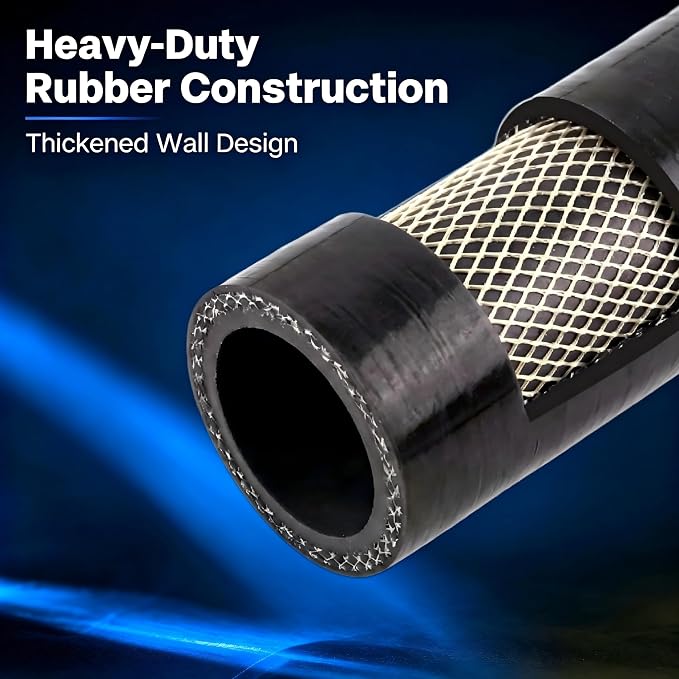 Dishwasher Drain Hose Replacement 6FT, 7/8 Inch ID Rubber Hose - Image 4