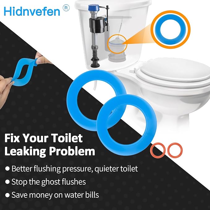 Flush Valve Seal for American Standard & Eljer Toilets, Upgraded Silicone - Image 2