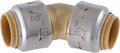SharkBite Max 3/4 Inch 45 Degree Elbow, Push to Connect Brass Plumbing Fitting by SharkBite
