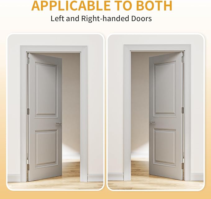 Luxbaro 3 Pack Self Closing Door Hinges 4 Inch, Adjustable Tension | Spring - Image 4