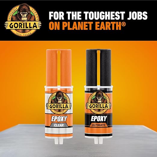 Gorilla 2 Part Epoxy, Incredibly Strong Bonding, 5 Minute Set, 0.85 oz | Water - Image 4
