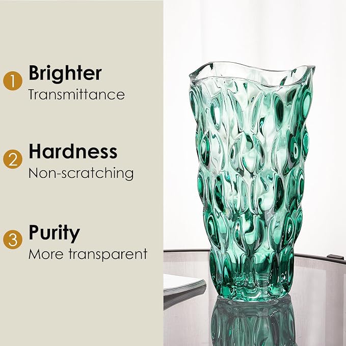 CEMABT 9.5inch 3.4 lb Glass Vases - Image 3