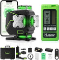 Huepar Laser Level 360 Self Leveling, S04CG 4x360° Green 4D Cross Line Laser by Huepar