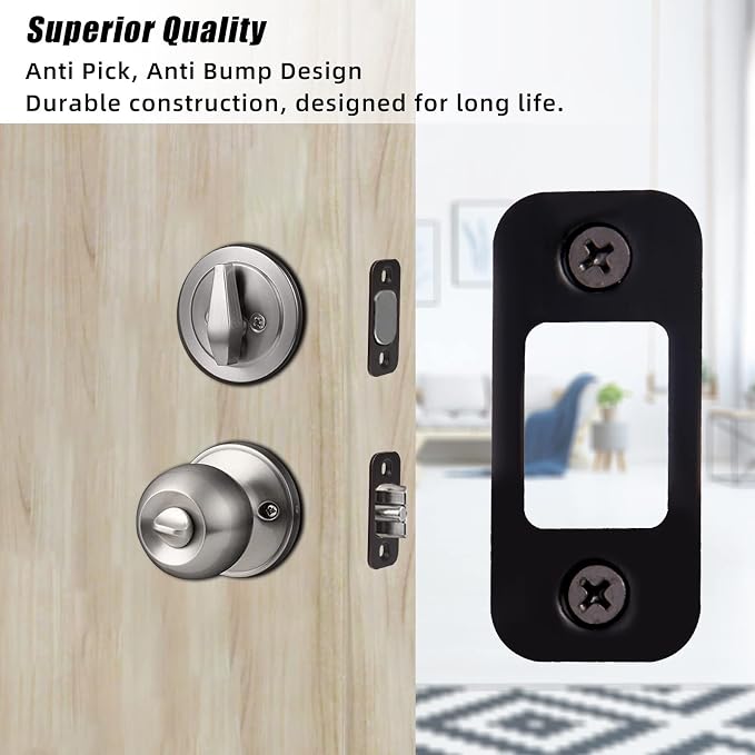 Deadbolt Strike Plate 1" x 2-1/4" - Image 4