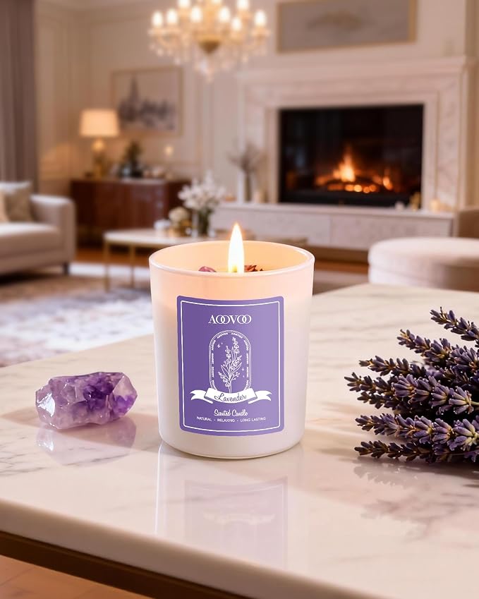 AOOVOO Lavender Scented Candles - Image 5