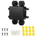 IP68 Waterproof Junction Box H-Shape 4Way Outdoor Electrical Box by TynosccoJoyfulLittle
