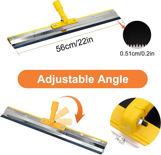 Self-Leveling Tool Kit with Rake, Spiked Roller, Spiked Shoes and 58'' - Image 5