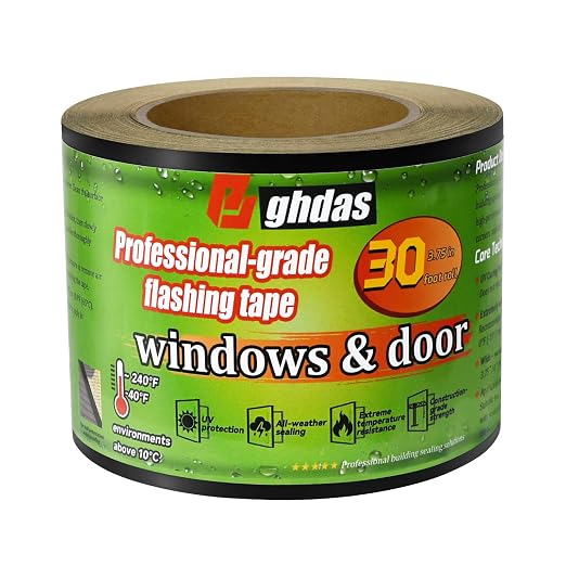 Bghdas 12 Pack Flashing Tape for Windows & Doors, 3.75" x 30' | Industrial by Unknown