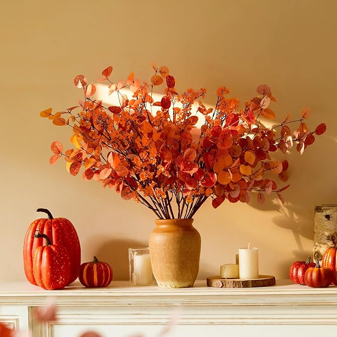 5 Pcs Fake Fall Flowers, Real Touch Babys Breath Artificial Flowers, Full Baby - Image 5