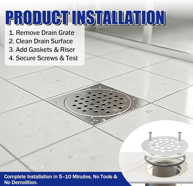 Drain Height Extension Kit, Universal Fit - Image 6