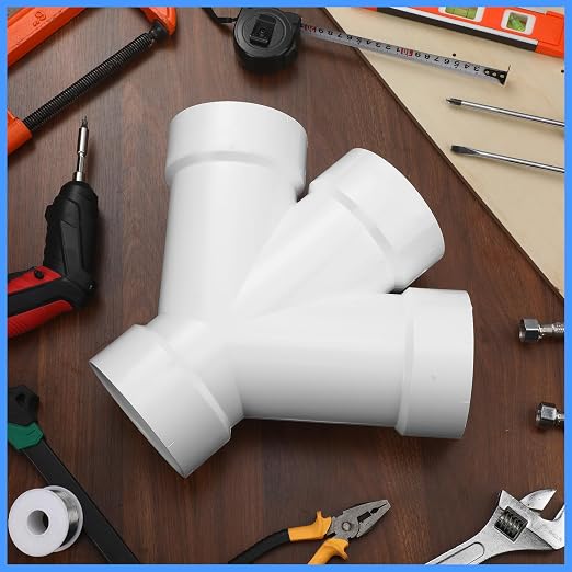 Pushglossy 1 Pcs 4 Inch Schedule 40 PVC Dwv Double Wye Fitting | Schedule 40 - Image 7