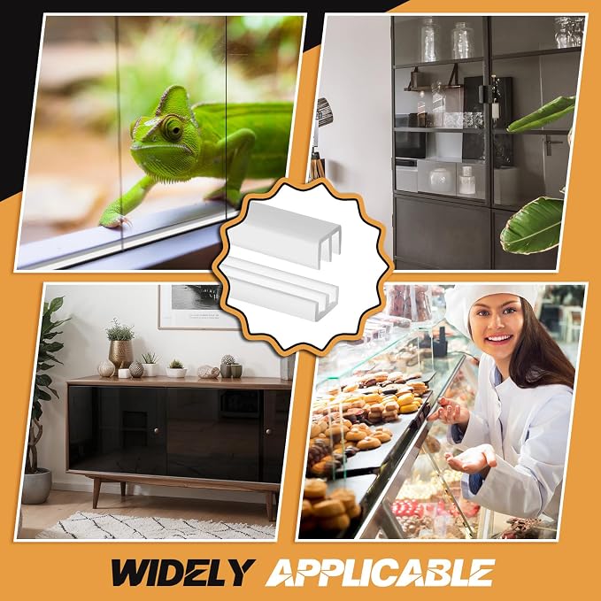 2 Sets Plastic Sliding Door Track Set - Image 6
