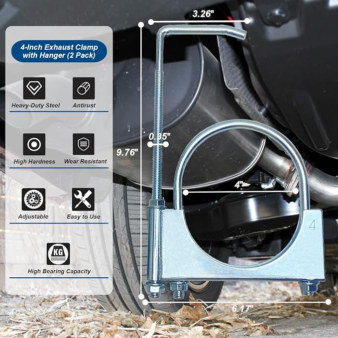 4" Universal Exhaust Clamp - Image 2
