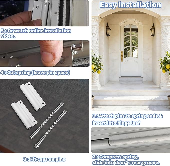 Upper Screen Door Hinge Leaf & K5131 Hinge Pin Kit - Image 5