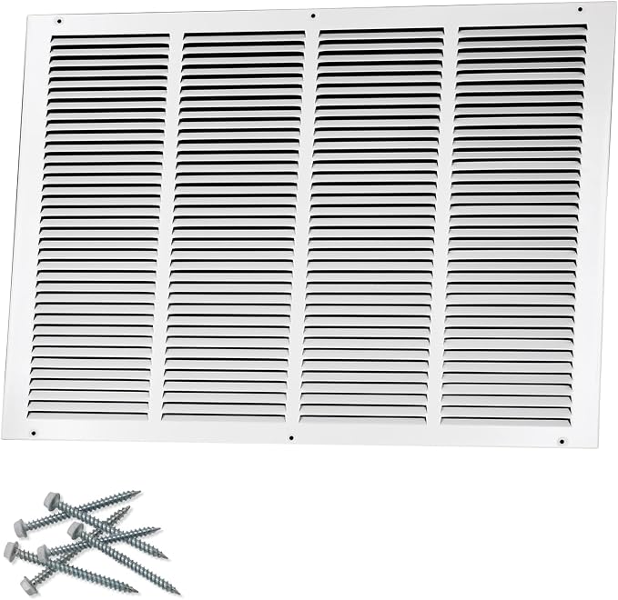 Howeall 24"W x 18"H Steel Return Air Grille, Air Return Vent Cover by Howeall