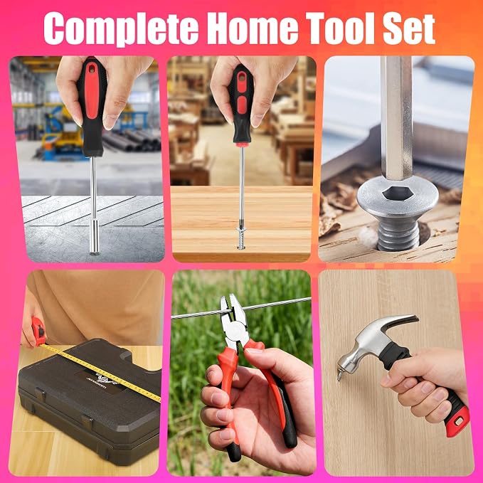 JENABOM Tool Set, 146-Piece Home Tool Kit - Image 5