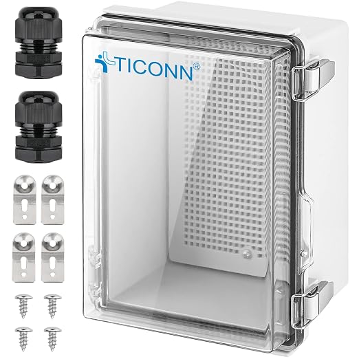 TICONN Outdoor Electrical Box Waterproof, ABS IP67 Junction Box Enclosure | by TICONN