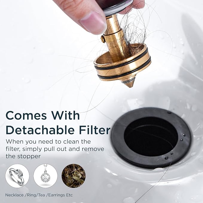 FORIOUS Bathroom Sink Drain - Image 5