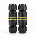 IP68 Waterproof Junction Box 2 Way 2 Pin Outdoor Cable Connector | 2 Pcs M16 by WOODGUILIN
