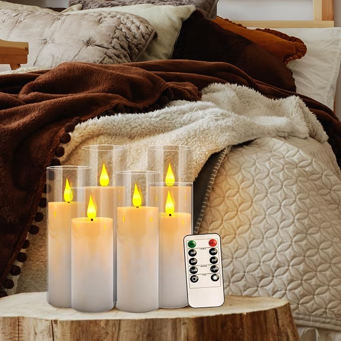 24 Pcs Acrylic LED Flameless Candles - Image 3