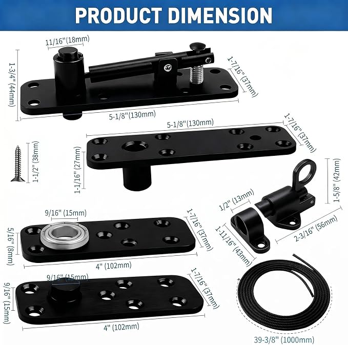 Heavy Duty Pivot Hinge Hidden Door Hinge - Image 2