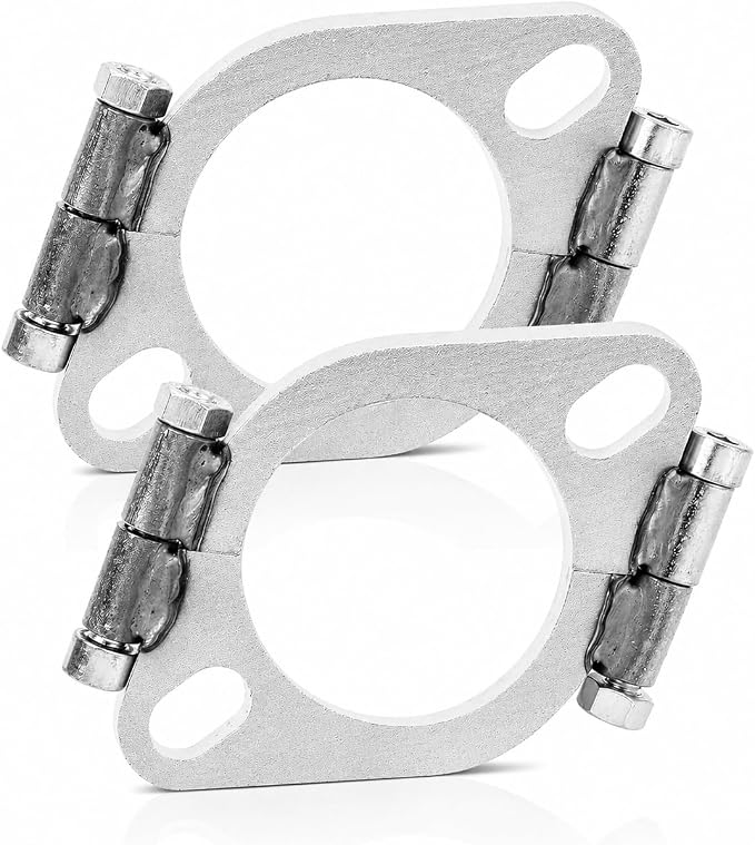 2 Packs 3.0 inch Split Flange Repair Kit, 2 Bolt 3.0"/76mm Exhaust Flange Flat - Image 5