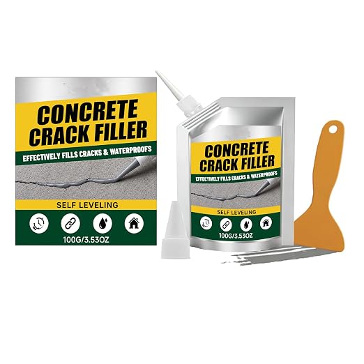 Waterproof Concrete Crack Filler & Sealant, 100G Adhesive Repair Compound by Unknown