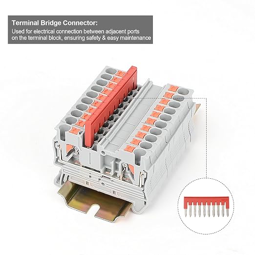 10Pcs FBS 10-5 Side Plug-in DIN Rail Terminal Block | 10Pcs FBS 10-5 Side - Image 4