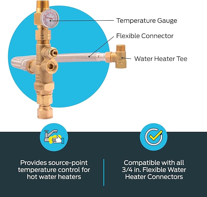 Cash Acme 3/4 Inch Tank Booster Water Heater - Image 5