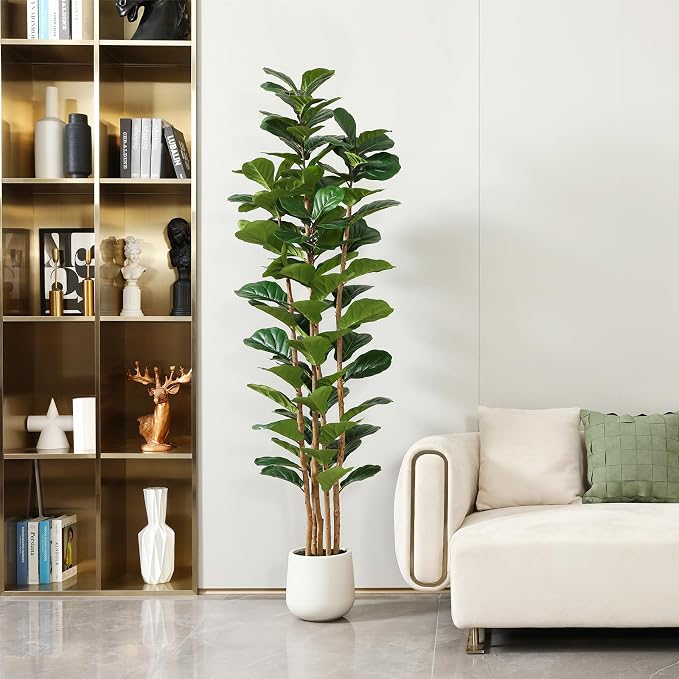 7FT Artificial Fiddle Leaf Fig Tree - Image 2