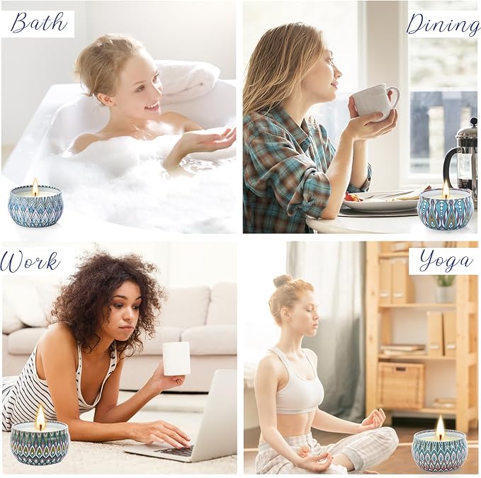 Scented Candles Gift Set, 12 Pack Aromatherapy Candles - Image 6