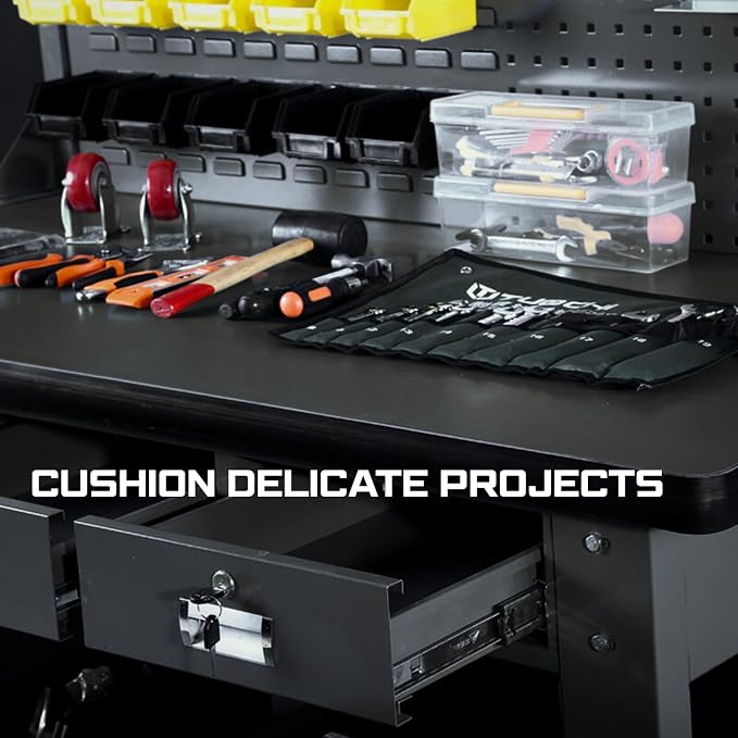 ONREVA Workbench Mat 24X60 Inches, EVA Rubber Work Mat, Protect Your Work Bench - Image 7