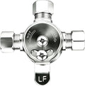Mechanical Water Mixing Valve, 3/8" Compression Hot & Cold Mixer by UHOUSING