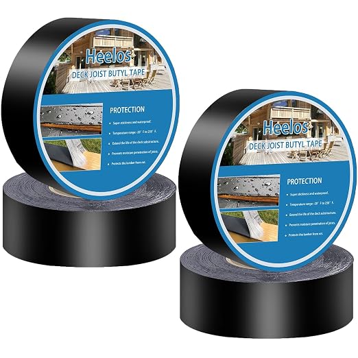 Deck Joist Tape 2''×50', 4 Pack Weather-Resistant Joist Tape by HEELOS