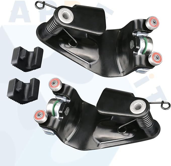 Sliding Door Roller Assembly w/Metal Bearing & Rail Stoppers - Image 4