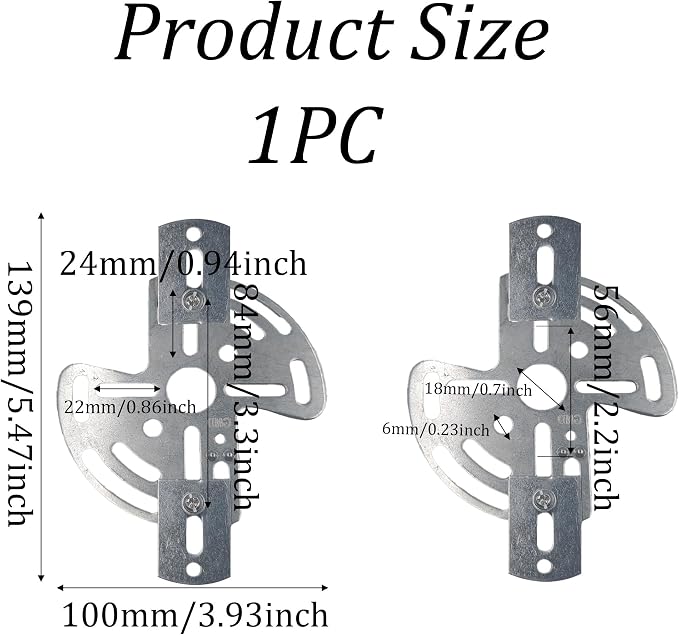 One Universal Light Fixture Mounting Bracket Kit - Image 2