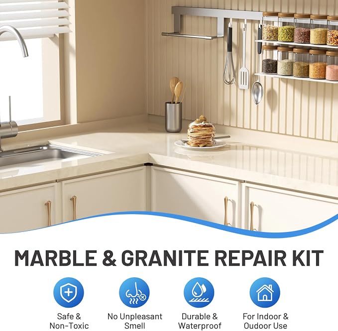 Marble and Granite Repair Kit, Quartz Granite Countertop Repair Kit - Image 5