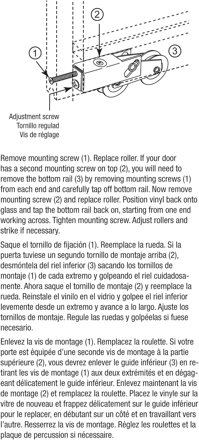 Prime-Line D 1791 Steel Sliding Door Roller, 1-1/8 in. Diameter | Tandem - Image 3