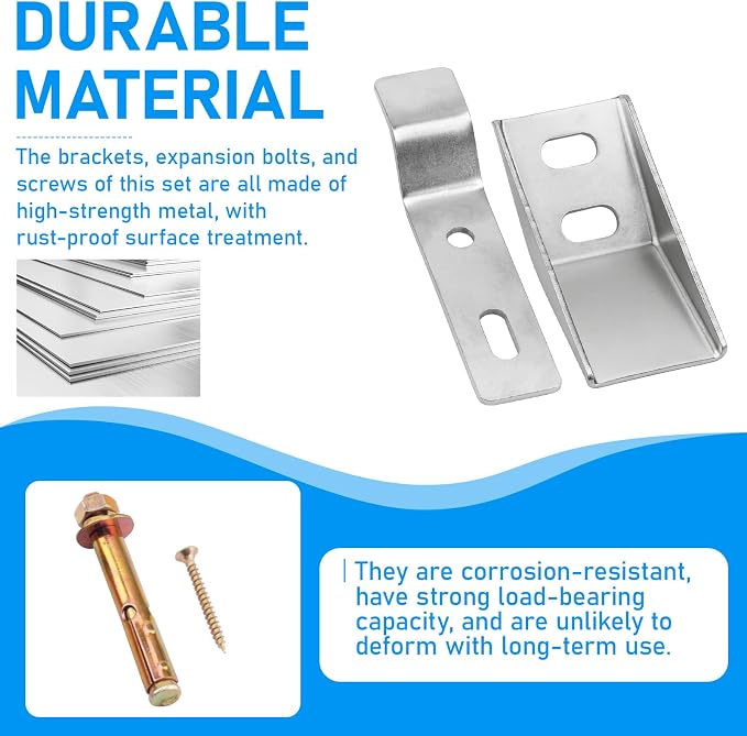 2 Set Urinal Ssink Wall Mounting Bracket Kit - Image 5