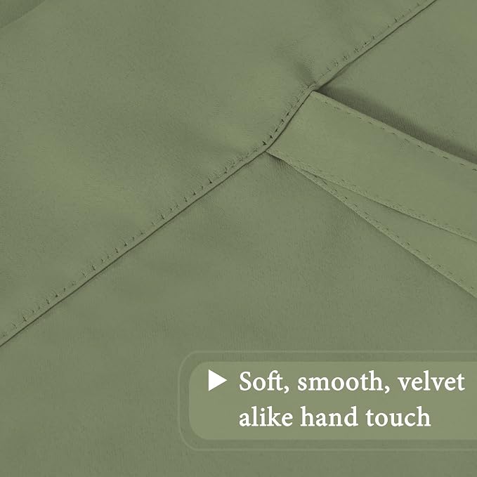 H.VERSAILTEX Solid Blackout Curtain Energy Efficient Rod Pocket Panel - Image 6