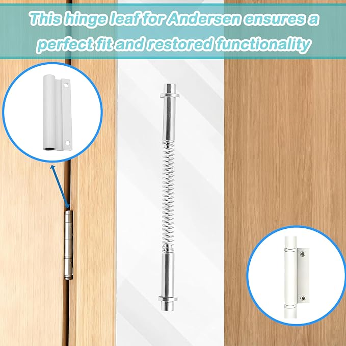 Upper Screen Door Hinge Leaf Replacement Kit - Image 7