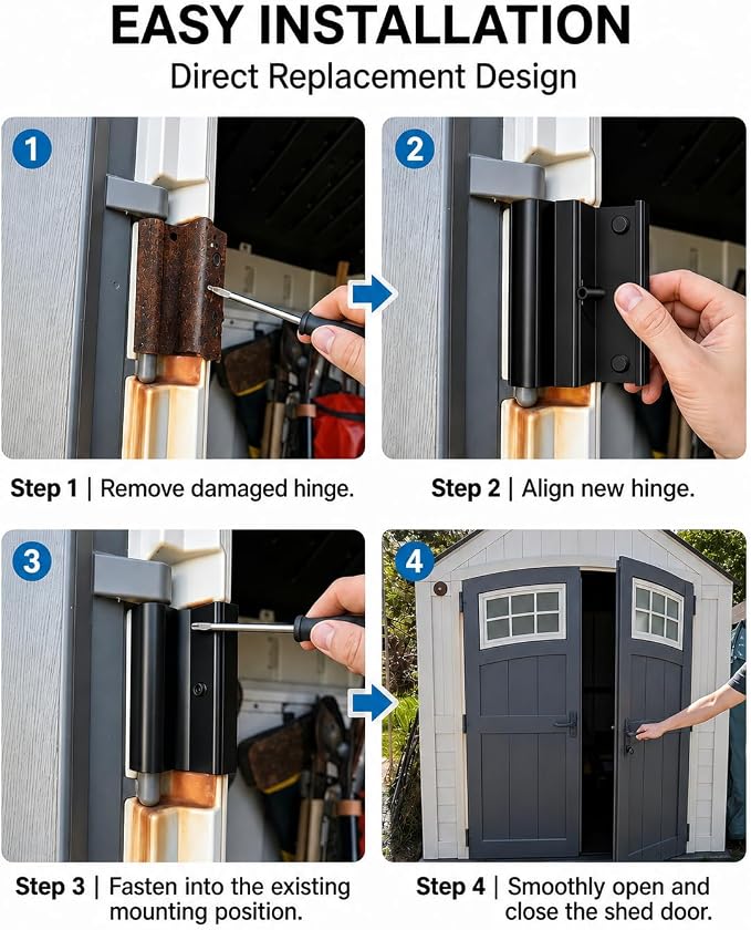 Replacement Shed Door Hinge Compatible - Image 4