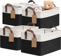CHICVITA 4 Pack Fabric Storage Bins by CHICVITA
