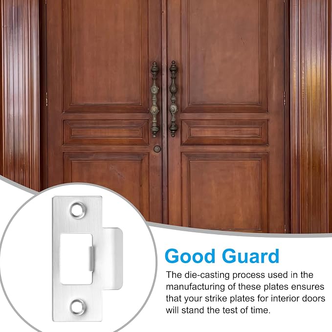 PATIKIL 2-3/4" Door Lock Strike Plate, Door Backplate - Image 5
